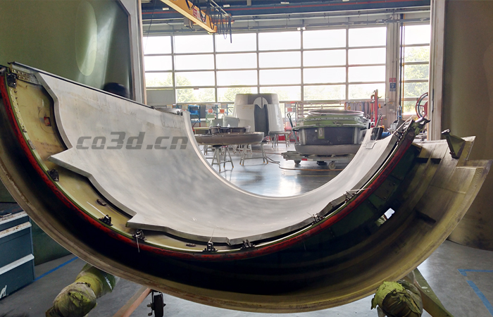 飛機(jī)發(fā)動(dòng)機(jī)內(nèi)壁三維掃描