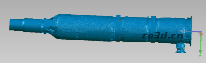 尾氣催化器三維掃描