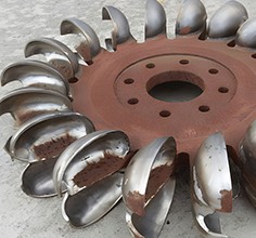 水輪機(jī)水斗缺陷檢測