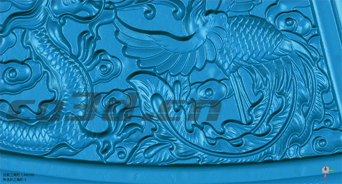 Carved products are quickly produced using 3D scanning technology Carved products are quickly produced using 3D scanning technology