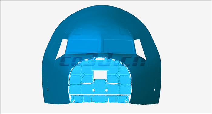 波音飛機機頭逆向設計