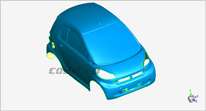 奔馳汽車(chē)逆向三維掃描 奔馳汽車(chē)逆向三維掃描