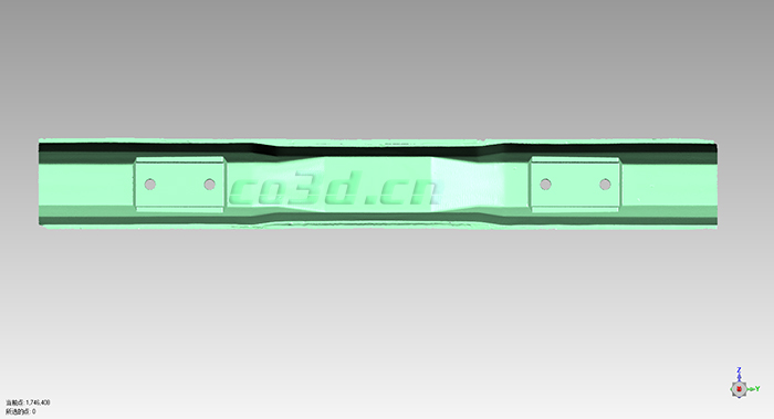 高鐵枕軌澆鑄鋼膜三維檢測