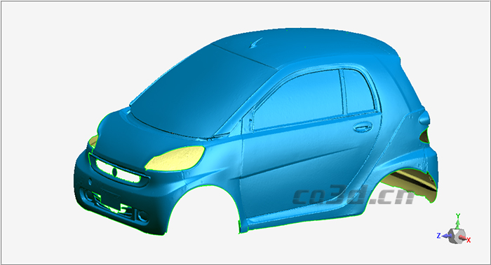 奔馳汽車(chē)逆向三維掃描 奔馳汽車(chē)逆向三維掃描