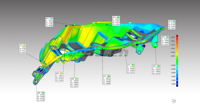 汽車(chē)前照燈外殼三維檢測(cè) 汽車(chē)前照燈外殼三維檢測(cè)