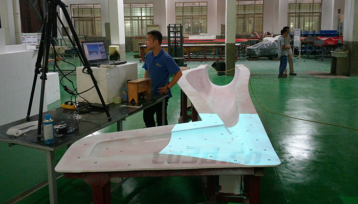 超大型無人機模具三維掃描