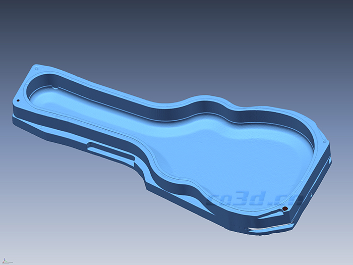 吉他樂器盒模具三維掃描案例